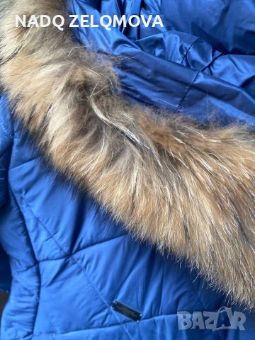 Страхотно зимно яке ,,Данини”естествен косъм лисица, снимка 2 - Якета - 43057877