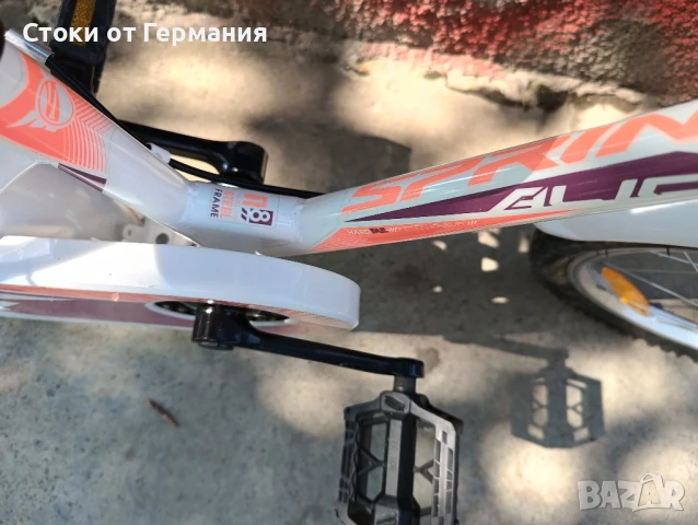 Детско колело за момиче 18 цола, снимка 6 - Велосипеди - 50600344