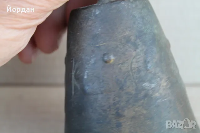 Стар бронзов чан, снимка 6 - Антикварни и старинни предмети - 50363851
