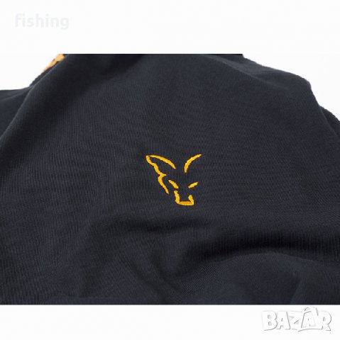 Тениска Fox Collection Black & Orange, снимка 3 - Екипировка - 36708834