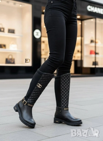 дамски ботуши burberry gucci chanel christian dior , снимка 4 - Дамски ботуши - 51924956