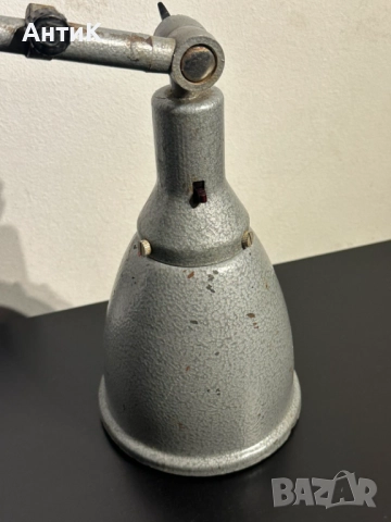 Соц Индустриална Сгъваема Лампа Винтидж, снимка 7 - Антикварни и старинни предмети - 52469882