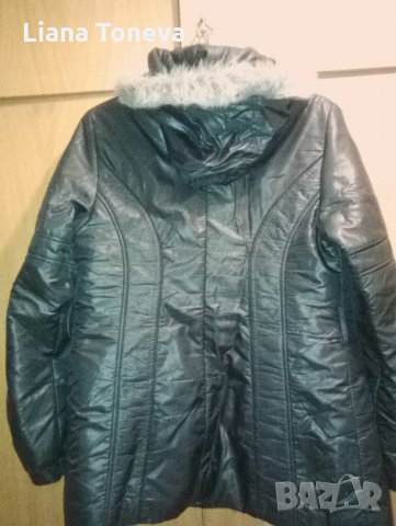 ЗИМНА ШУБА"РОСИ"ЧЕРНА, снимка 5 - Палта, манта - 33352241