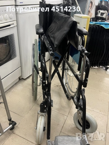 Чисто нова инвалидна количка с подлакътници и поставки за крака, снимка 5 - Инвалидни колички - 52891583