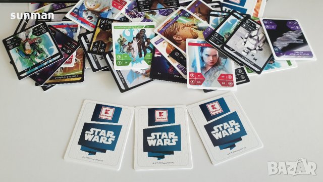 Карти StarWars от Кауфланд, снимка 2 - Колекции - 27701185