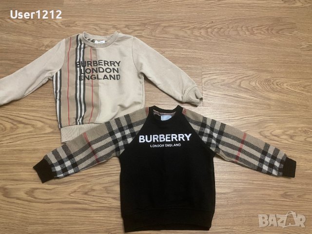 Burberry детски блузи , снимка 1 - Детски Блузи и туники - 43595523