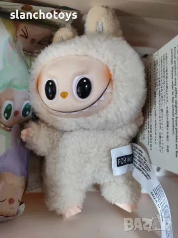 Ла-бубу/Ключодържатели Labubu Pop-mart Monster, 16/8cм Labubu Плюшена пухкава играчка Ключодържателт, снимка 1
