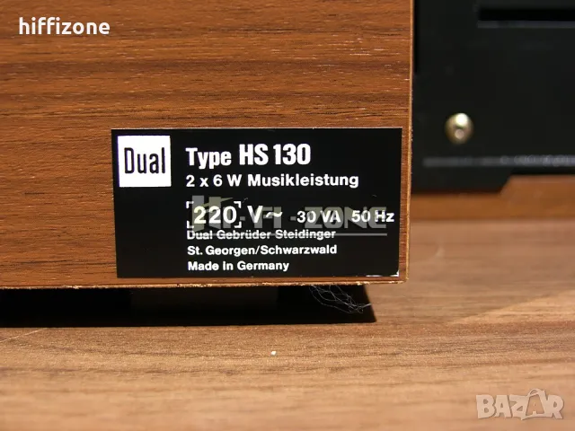 Грамофон Dual hs-130 /8, снимка 10 - Грамофони - 47909348