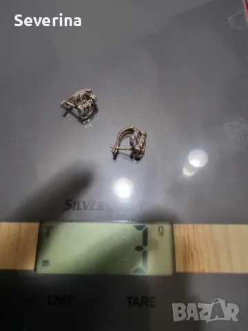 Нежни пеперуди с цирконий, снимка 6 - Обеци - 49039428