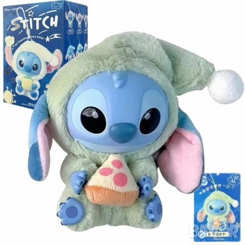 Сладка изненада с Miniso Stitch в пижама – колекционерска фигурка 15 см, снимка 3 - Плюшени играчки - 51062787