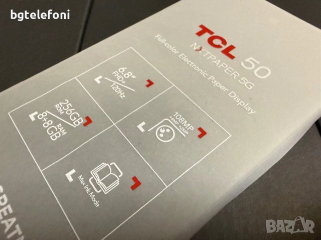 TCL 50 NXTPAPER 5G 8GB+8GBRam/256, снимка 4 - Други - 52713942