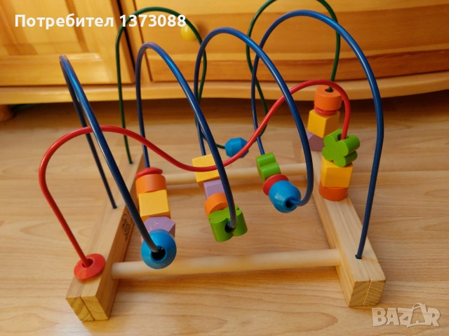 Дървен сортер от Лидл, снимка 3 - Игри и пъзели - 52022939