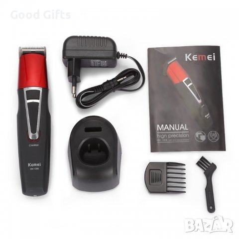 Тример безжична машинка за подстригване Kemei KM-1008, снимка 2 - Машинки за подстригване - 38309768