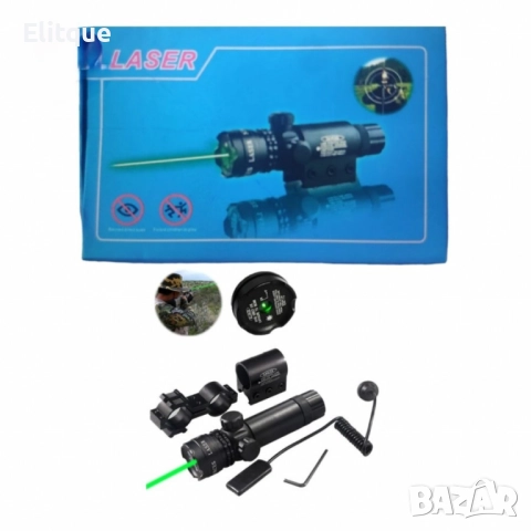 Зелен лазерен с батерия и USB зареждане - Прецизност и удобство в едно