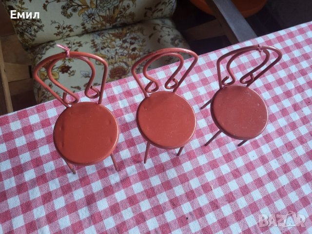 Лот детски метални столчета Царство България , снимка 3 - Колекции - 43580273