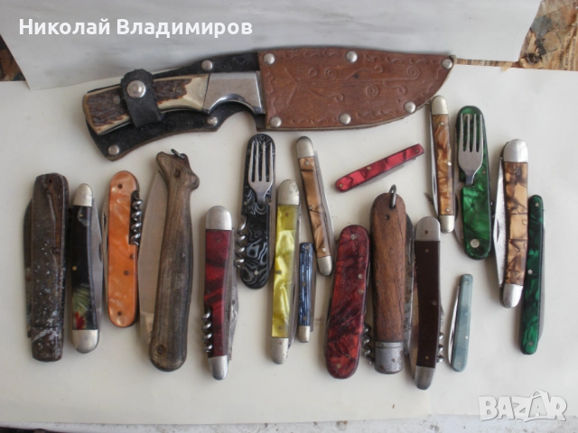 Стари Джобни ножчета нож български джобен стар