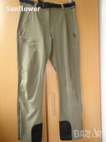 Туристически/къмпинг панталон Bergson, зеленикаво-бежов, размер 42 XL