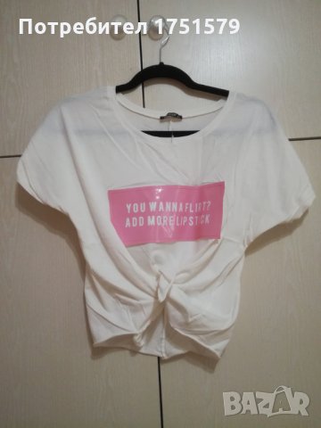 Нова тениска с 2 варианта на носене, снимка 6 - Тениски - 28836973