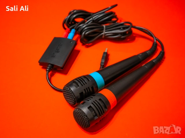 SONY SingStar Karaoke за PC и PlayStation | като нова, 2 микрофона