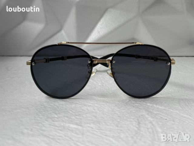 Balmain висок клас 1:1 кръгли слънчеви очила мъжки дамски унисекс, снимка 3 - Слънчеви и диоптрични очила - 44913841