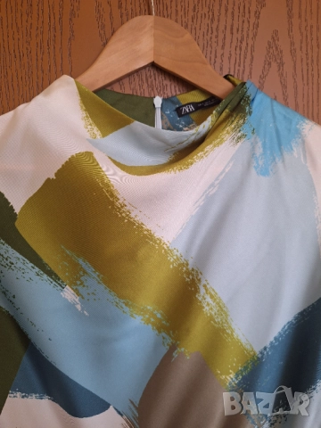 Красива цветна рокля Zara , снимка 6 - Рокли - 51315775