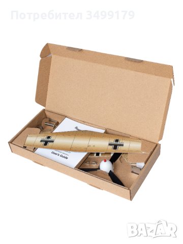 Траен и образователен подарък с история. Сглобяем ИНОКС Ветропоказател, Изтребител Bf109F Основен К., снимка 2 - Други стоки за дома - 43853944