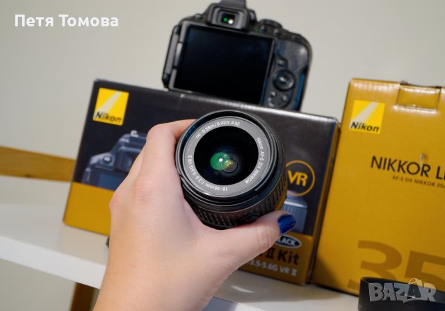 Фотоапарат NIKON D5300 18-55 VR II Kit, снимка 6 - Фотоапарати - 43975884