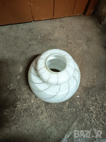 Стъклен абажур за полюлей , снимка 2 - Полилеи - 53458619