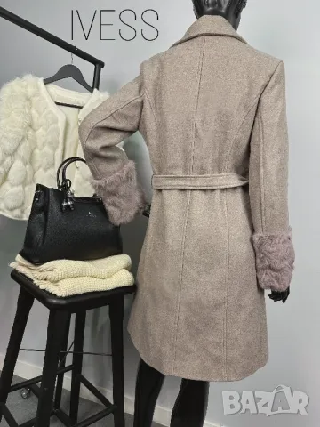 Дълго палто зимно КОД 29, снимка 4 - Палта, манта - 31551956