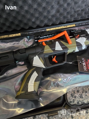 PCP NIKSAN TACTO 5.5 въздушна пушка, снимка 3 - Въздушно оръжие - 53203178