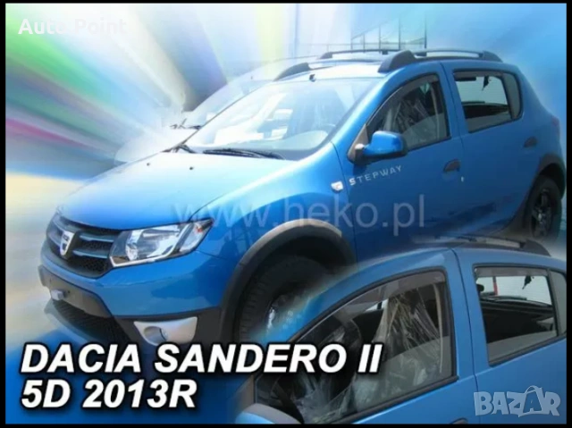 Ветробрани за DACIA SANDERO / STEPWAY II (2013-2020) 5 врати - 4бр. предни и задни Неко