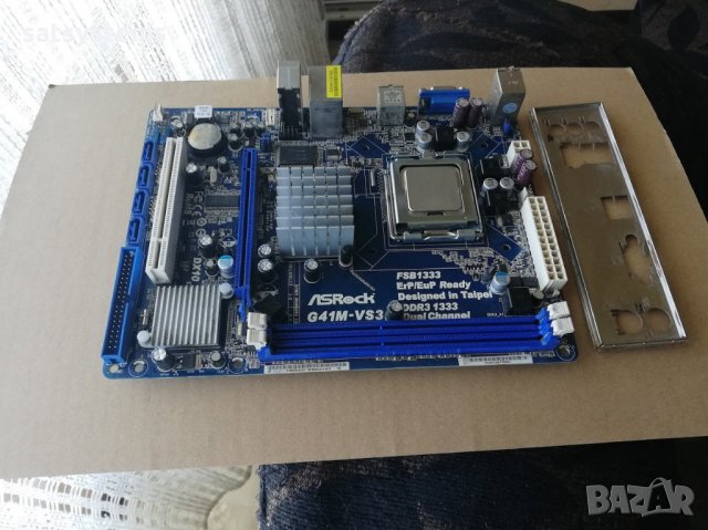 Дънна платка ASRock G41M-VS3 Socket 775 CPU+FAN, снимка 5 - Дънни платки - 33038286