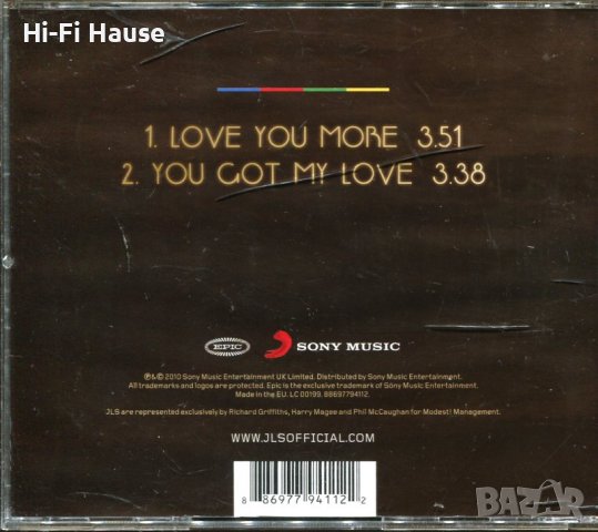 JLS-Love you More, снимка 2 - CD дискове - 37457094