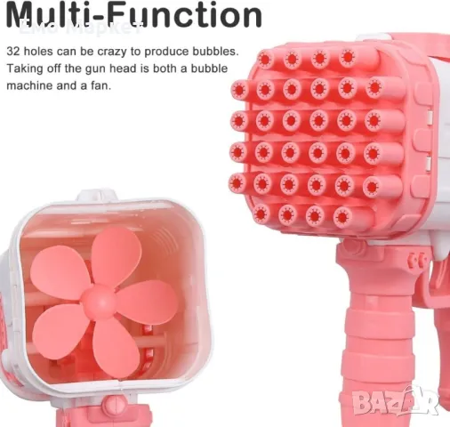 Машина за сапунени мехурчета, базука. Цвят: Розов, син, снимка 3 - Други - 49044661