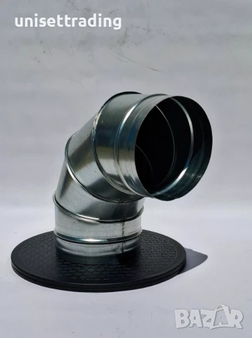 Коляно за аспирация ф200 поцинкована ламарина, снимка 6 - Други машини и части - 36355615