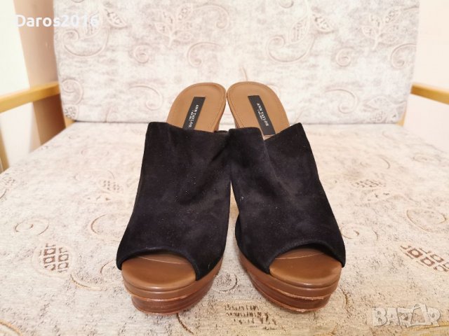 Дамско сабо с ток Ann Taylor 41 номер , снимка 2 - Дамски обувки на ток - 40113324
