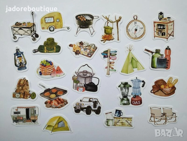 Скрапбук стикери за декорация планер 23 бр /комплект - различни видове #2, снимка 16 - Други - 34638724