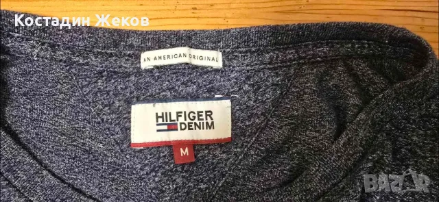 Много хубава оригинална блузка.  В безупречен вид. TOMMY HILFIGER , снимка 5 - Спортни дрехи, екипи - 49405995