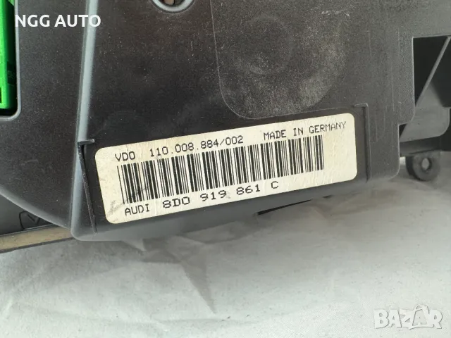 Табло Километраж за Ауди А4 Б5, Audi A4 B5, № 8D0 919 861 C, 8D0919861C, VDO 110 008 884 002, снимка 3 - Части - 47917505