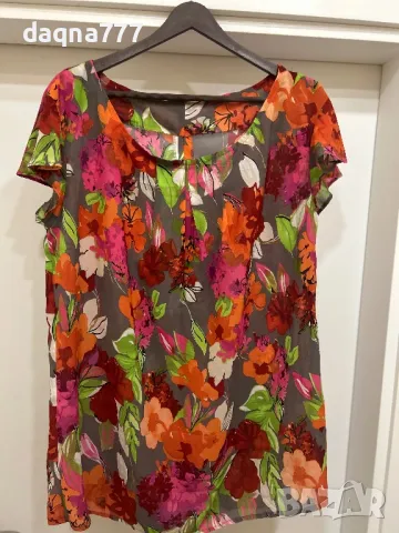 Красива цветна блуза Германия, снимка 4 - Тениски - 49670161