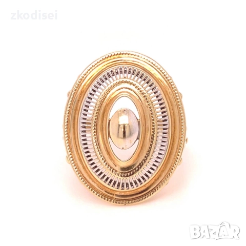 Златен дамски пръстен 5,49гр. размер:61 14кр. проба:585 модел:35641-1