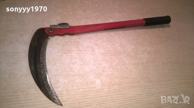 коса-сгъваема-44х23см-метална остра, снимка 2 - Градински инструменти - 26956646