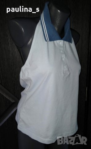 Дамска блуза с яка и гол гръб "re-ject" ® / голям размер , снимка 2 - Туники - 28816327