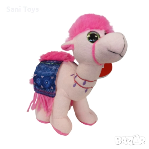 Плюшена камила със шарено седло, снимка 3 - Плюшени играчки - 38202582