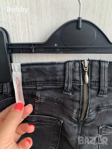Черни слим дънки Name It 8-9 години, снимка 2 - Детски панталони и дънки - 37966646