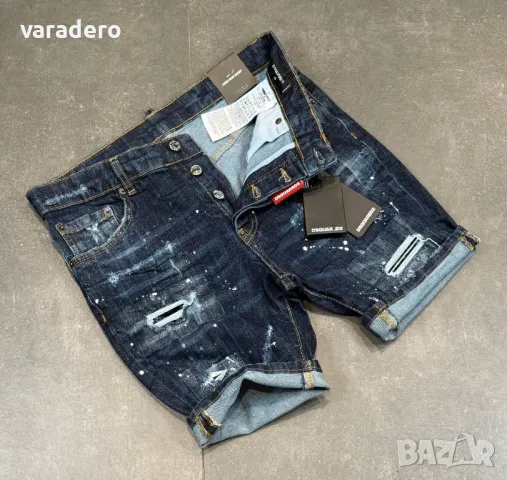 Мъжки къси дънки Dsquared , снимка 4 - Дънки - 49978273