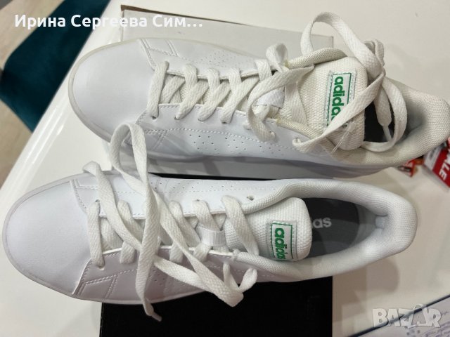 Оригинални маратонки Adidas бели номер UK 7, снимка 6 - Маратонки - 38322400