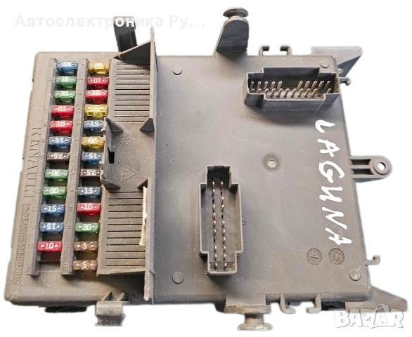 RENAULT LAGUNA II ОРИГИНАЛНА КУТИЯ С ПРЕДПАЗИТЕЛИ, РЕЛЕ, BSI, BSM, BCM МОДУЛ, 518002217 ,8200004201, снимка 2 - Части - 51780270