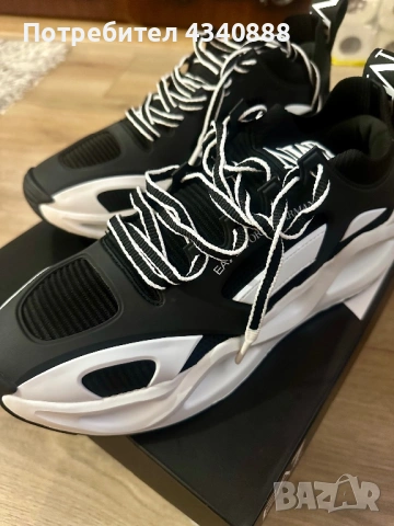 Мъжки обувки Emporio Armani, снимка 7 - Маратонки - 53211073