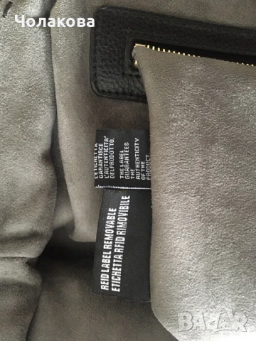 Черна дамска кожена чанта Fendi Selleria Adele Doctor's Bag, снимка 6 - Чанти - 51177064